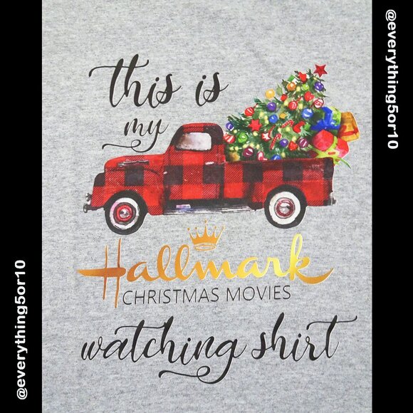 This is My Christmas Movie Watching Shirt t-shirt Unisex Small Holiday TV Cozy S - Picture 1 of 6